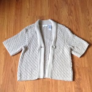 Light Gray Chunky Knit Sweater